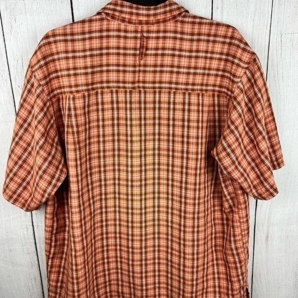 The North Face Men's‎ Plaid Fishing Shirt Sz Large Short Sleeve Ventilated